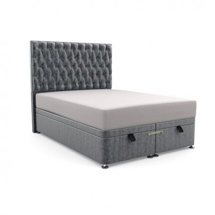 Belmont Ottoman Storage Upholstered Bed and Headboard